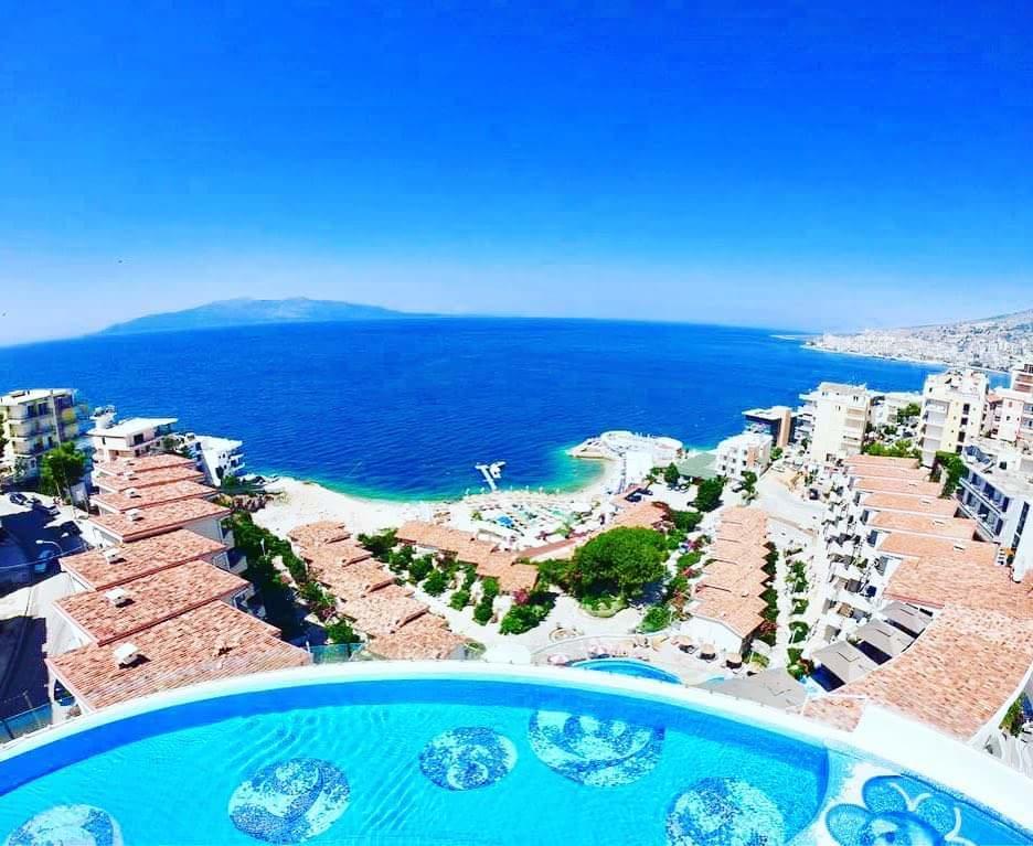 Bougainvill Sunset Villa Sarande Exterior photo
